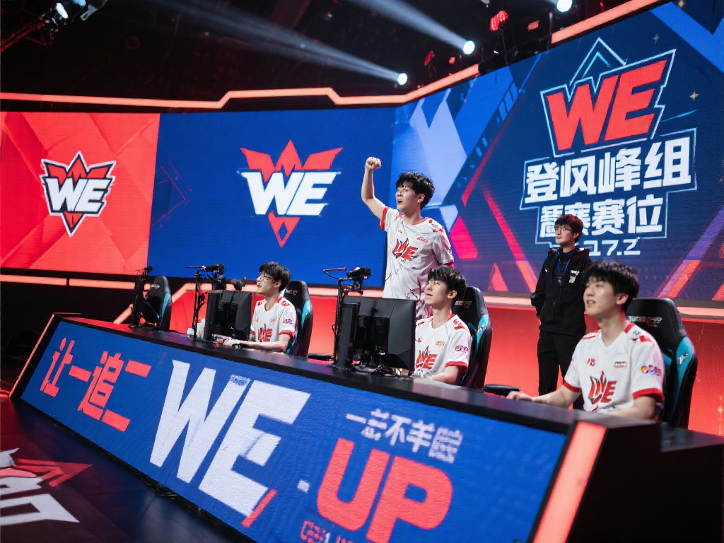 WE让一追二复仇成功，夺登峰组最后席位