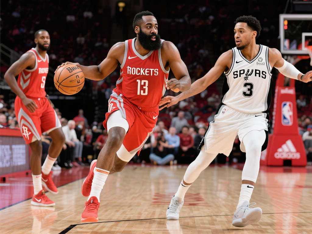 火箭狂胜爵士稳固排名,掘金不敌马刺竞争受挫 在激烈的常规赛竞争中,每一场比赛的结果都