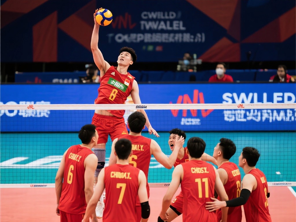 中国男排世界联赛力克荷兰豪取两连胜